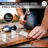 OMIDEAS 15 x Corner Brackets (50 x 50 x 50)