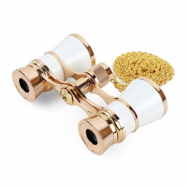 Aroncent Opera Glasses Binoculars 3X25 Vintage Theater Glasses Mini Binocular Compact Opera Glasses with Chain for Adults Kids Women in Opera Musical Concert