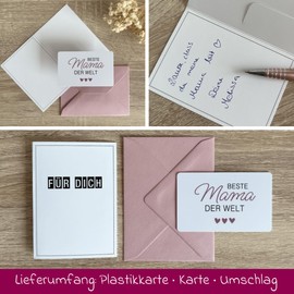 MILINDO Mum Card for Eternity - Special Card as a Surprise for Birthday, Mother's Day or Just Because