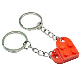 1 pcs Heart Key Ring Set Love Heart Keyring for Her, Him, Boyfriend Girlfriend Couples Matching Decorations Valentines