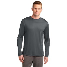 Long Sleeve Tee (ST350LS) Iron Grey, L