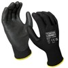 24 Pairs Palm Coated Safety Work Gloves - Firm Grip