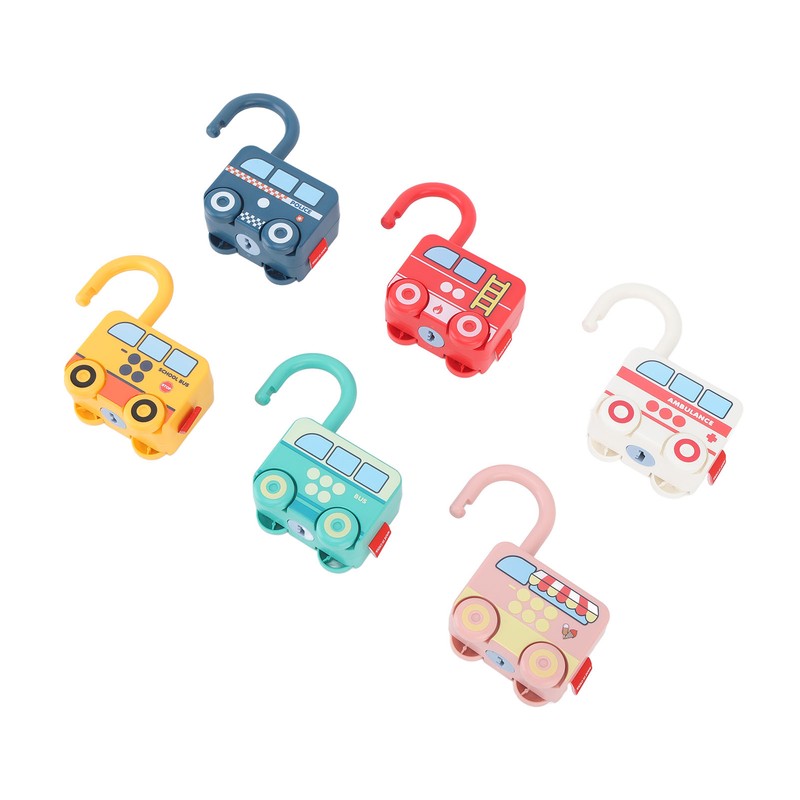 Lock Key Toy DIY Early Education Sorting Matching Fun Cartoon