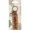 GRUSS & CO 48329 Wooden Key Ring with Alleskönner Engraving