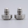 4AN Weld On Bung Stainless Steel Male Flare Weldable Fuel