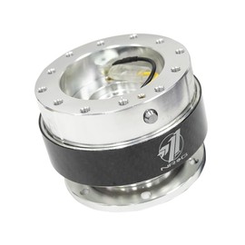 NRG Silver / Carbon Fiber Quick Release Hub Gen 1.5