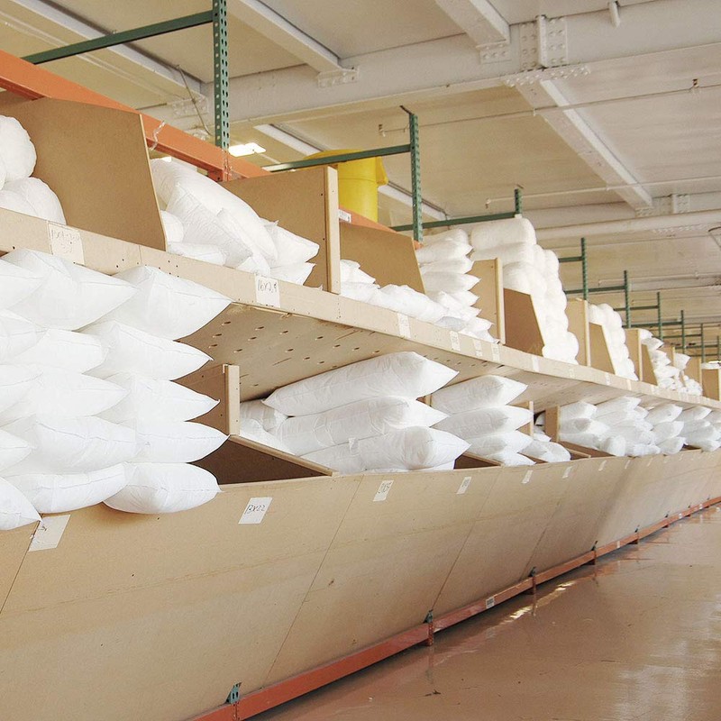 Plankroad Home Décor 10Dx25 Hypoallergenic Fluffy Faux Down Poly Round