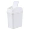 Zopnny Bathroom Bin Small Trash bin for Bathroom, Plastic Swing