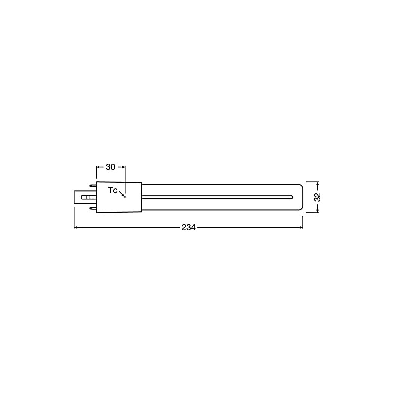 OSRAM DULUX S11 LED lamp for G23 base, 6 watt,