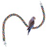 Bird Perch- Cage Rope for Parrot/Parakeet/Cockatiel Bungee Toy Comfy Colorful