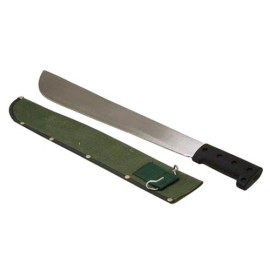 Coleman Steel Machete 18 Inch Blade Durable Canvas Sheath Outdoor Tool