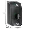 Foaming Hand Soap Dispenser, 35oz (1000ml) Manual Refillable Wall Mount
