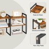 HOOBRO Desk Shelf Organizer, Adjustable Desktop Bookshelf, 2-Tier Shelf for