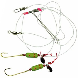 Dieter Eisele Select Yellow 110 cm 0.40 mm 2 Hook Sea Rig Size 2 – Leader For Plaice & Flyer: Leader For Dorsche