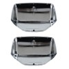 YUANJUFITT Chrome Hood Mirror Cover for Kenworth T680 Peterbilt 579
