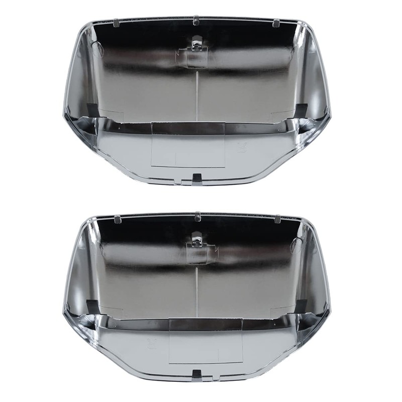 YUANJUFITT Chrome Hood Mirror Cover for Kenworth T680 Peterbilt 579