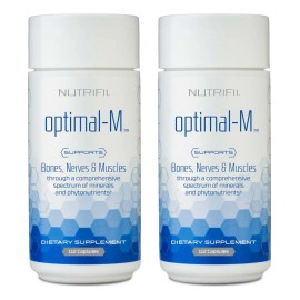 Ariix  Kit 2 Optimal-m  Minerales Y Enzimas  112 Caps Sin Sabor                                                                                       