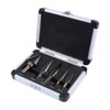 Cocoarm HSS Step Drill 5 Pieces Cone Drill Set Titanium