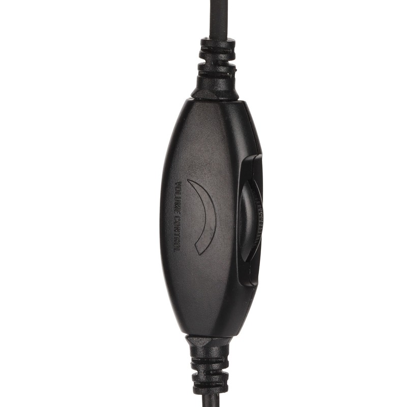 2.5mm Business Headset Binaural Corded Headset with HD Mic for