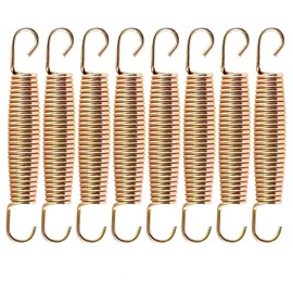 WooWood 5.5 Inch Trampoline Springs Heavy Duty Stainless Steel Replacement Parts, Universal Trampoline Spring Tool, Weather-Resistant, Set of 8