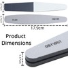 Nail Files, 100 to 3000 Grit Professional Nail Files 4Pcs