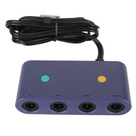 Controller Adapter for Game Cube, 3 in 1 Game Controller Converter for Wiiu, PC, Switch, Supports Turbo Boost Function, NGC to Wiiu/PC/Switch Converter with 150 cm Long Cable
