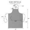 Set of 2 Chef Apron for Boys Girls with 3