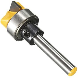 Yakamoz 1/4 Inch Shank Bearing Flush Trim Hinge Mortising Plunge Template Router Bit 3/4" Cutting Diameter Woodworking Milling Cutter Tool