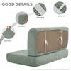Gollense RV Dinette Cushion Covers, Waterproof Jacquard Stretch Camper Bench