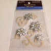 RECOLLECTIONS 3D FLOURISH CHRISTMAS SNOWFLAKE SNOW FLOURISH 3D SWIRL SNOWFLAKE