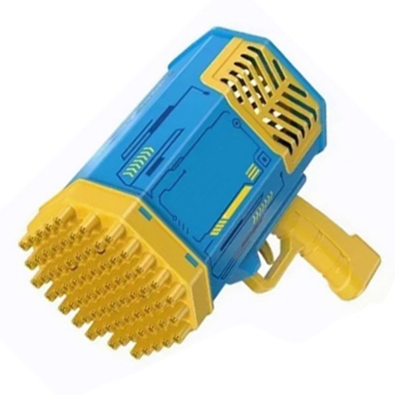 Automatic Handheld Bubble Machine Cool Fan Mode 69 Bubble Holes