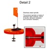 Automatic Ice Fishing Flag, Portable Ice Fishing Rod Tip Up,