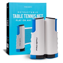 PRO SPIN Tischtennisnetz - Ausziehbares Tragbares Tischtennisnetz Für Jeden Tisch (verstellbare Länge) – Spielen Sie Ping Pong überall hin