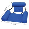Inflatable Pool Lounger for Adults – Foldable Floating Chair with