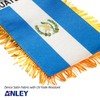 Anley 4 X 6 Inch Guatemala Fringy Window Hanging Flag