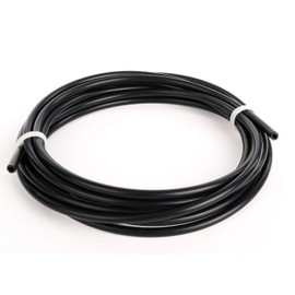 AC PERFORMANCE Flexible Black Metric 1/4 inch OD Nylon Hose Pneumatic Tubing Tube for Air Brake System Or Fluid Transfer (1/4" OD Nylon Line, 20 feet)
