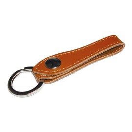 Leather Workshop Satou Keychain, Key Ring, Belt Loop, Men's, Women's, Band, Belt, Strap, Genuine Leather, Camel