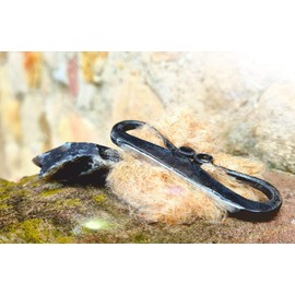 Natürliche Lebensfreude - Fire Striker Set from Germany with Instructions for Use - Bushcraft - Outdoor - Survival - Tinder - Flint - Striking Iron - Spark Striker - Fire Starter - Fire Steel