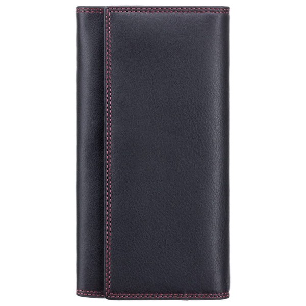Visconti Cd21 Quality Soft Leather Wallet/Purse/Clutch/Holder Black/Red