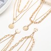 wgoud 9PCS Dainty Gold Multi Layered Pendant Choker Necklaces for