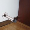 Jatidne 3 Pack Door Stops Chrome Door Stoppers for Skirtings
