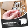 STOBAZA 2pcs Animal-Shaped Cotton Swab Holder Makeup Cotton Organizer for