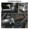 2 Pcs 45mm(1-3/4") Exhaust Clamp, Muffler U-Bolt Clamps, Special Clamp