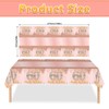2 Pack 60th Birthday Tablecloth Pink Rose Gold 60th Birthday