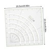 Gatuida Quilting Ruler Multifunctional Acrylic Sewing Ruler with Cutter Design