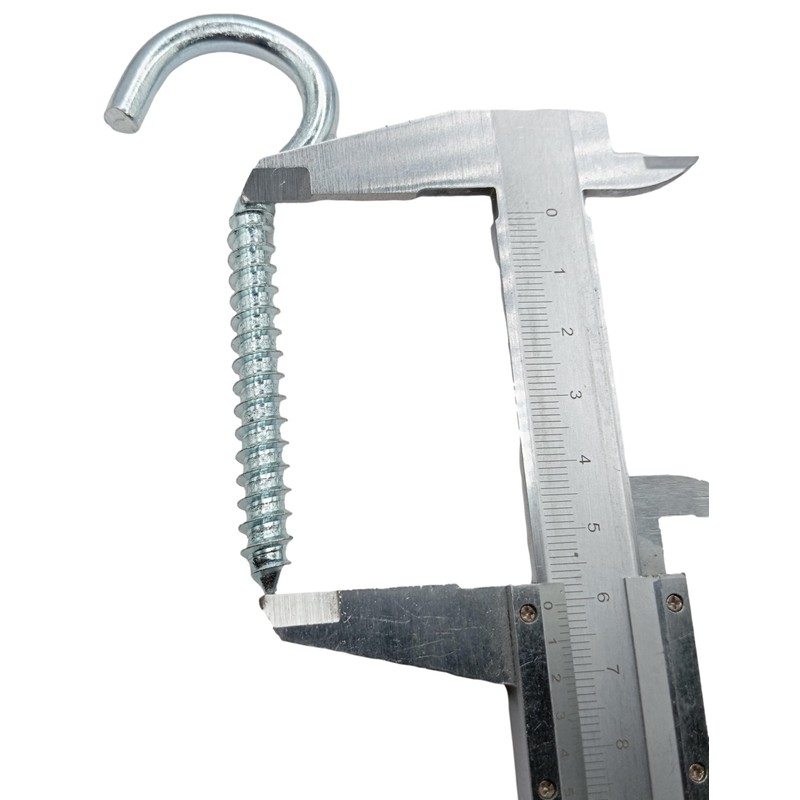 LLB 4 inch Screw-in Hooks Large Heavy Duty Cup Hooks
