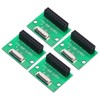 sourcing map 4pcs FFC FPC Connector Board 20 Pins 0.5mm