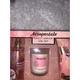 Aeropostale New Aeropostale Sweet Dream Spa Set Body Mist & Lotion Fragranced Candle