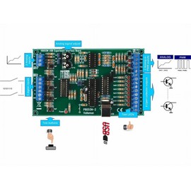 Velleman K8055N USB Experiment Interface Board, Multi-Colour