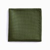 fortunatever Mens Solid Pocket Square (Olive Green)